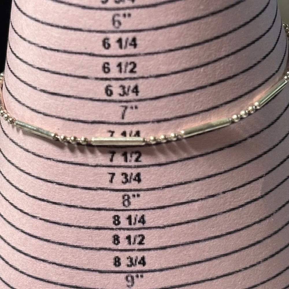 IBB‎ Bar and Bead Bracelet Womens 7.25